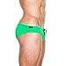 2017 Men's Fashion Swimming Briefs Tight and Sexy Swimwear Brand Swimming Swim Trunks Sexy Low Waist Swimming Briefs Swimwear Boxers Patchwork Color Summer (Green, Asian L(USA M))