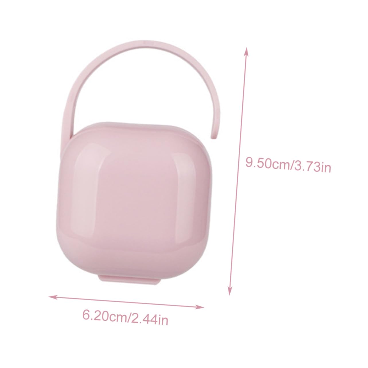 BESPORTBLE 8pcs Holder Case Compact Stylish Pacifier Storage Box for Access Clean Design Versatile Organizer for Pacifiers Teething Accessory