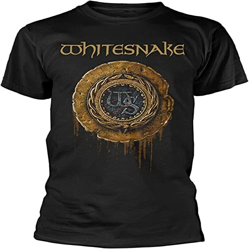 HAITUN Whitesnake 1987 Logo Black T-Shirt XX-Large