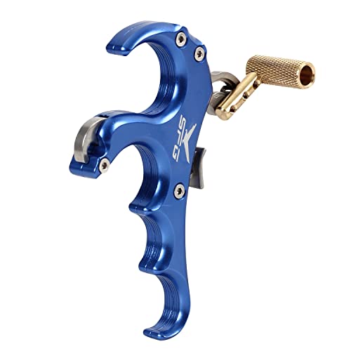 Fenjaner Archery Compound Bow Release Aid Archery Release Bow Release For Compound Bow Outdoor Shooting Accessories (Blue) #TOP20