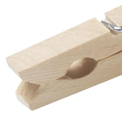 Household Essentials FBA-|136194 Classic, Bag Of 50 Birchwood Clothespins thumb #4