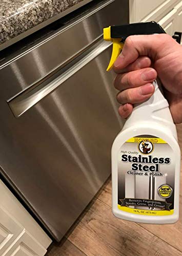 Image of HOWARD Products Stainless Steel Cleaner for Appliances - Stainless Steel Cleaner and Polisher (Pack of 6)