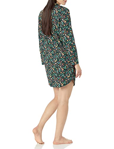 Image of Amazon Essentials Women's Woven Flannel Notch Collar Nightgown (Available in Plus Size)
