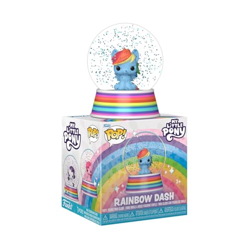 Funko Pop! Mini Glitter Globes: My Little Pony - Rainbow Dash - Collectable Vinyl Figure - Gift Idea - Official Merchandise - Toys for Kids & Adults - Cartoon Fans - Figure for Collectors & Display