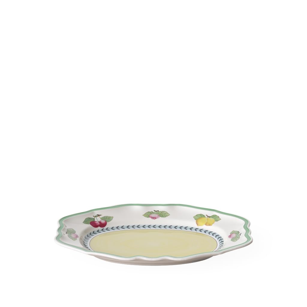 Villeroy & Boch French Garden Fleurence Fuente ovalada, 37 cm, Porcelana Premium, Blanco/Colorido