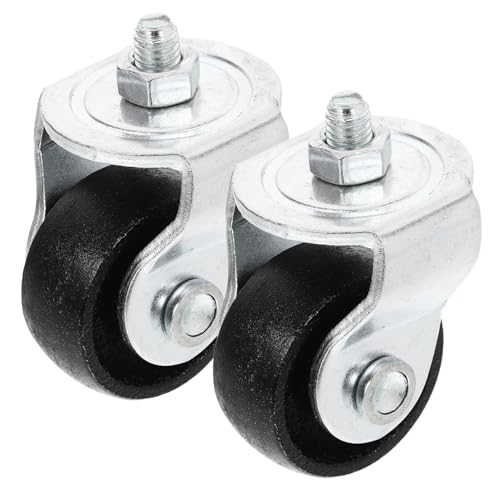CHILDWEET 2pcs Hydraulic Jack Accessories Floor Jack Parts Horizontal Jack Casters Garage Floor Jack Wheels Horizontal Jack Caster Wheels Wheel for Floor Jack Floor Jack Casters Car Supplies