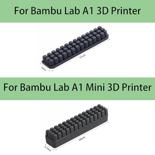 Image of 3D Printer Silicone Sock and Nozzle Brush for Bambu Lab A1, A1 Mini | 5PCS Silicone Sock, 10PCS A1 Nozzle Brush, 10PCS A1 MinI Nozzle Brush, High Temperature Silicone Heat Sleeve, Silicone Wiper