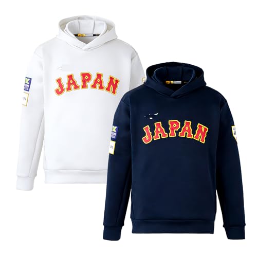 [IGFANGJM] 2026 WBC パーカー 大谷翔平 選手着用モデル ストレッチ スウェット コットン100% 柔らかい 応援服 日常服 応援グッズ プリント 非公式 (ネービー,L) [並行輸入品]