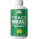 Ultra High Purity Trace Minerals Liquid Drops for Water. Ionic Plant Based Fulvic Trace Mineral Drop Supplement + Magnesium. Replenishes Natural Minerals, Electrolytes + Optimal pH Levels