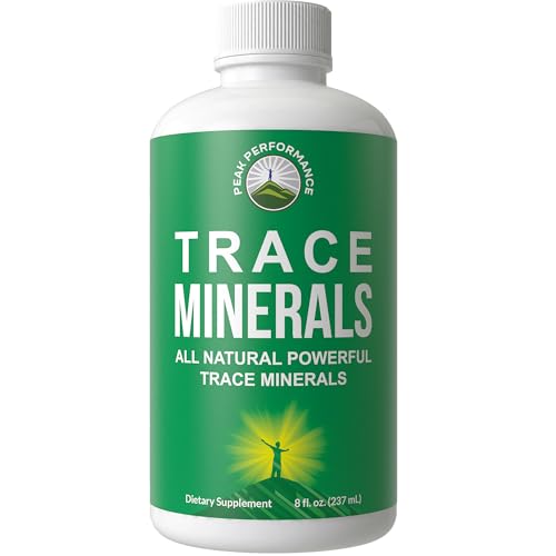Peak Performance Ultra High Purity Trace Minerals Liquid Drops for Water