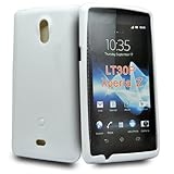 Accessory Master Handyschale, Rückseitenschutz, Silikon, für Sony Xperia Z, Weiß