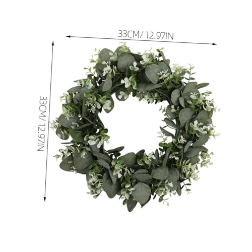 Couronne artificielle eucalyptus résistant aux intempéries pour déco durable - 3
