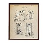 Turnip Designs Automobile Wheel Patent Print Michelin Tires Poster Auto Wheel Art TDP1115