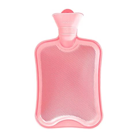 ROIMOE Bolsa de Agua Caliente de Caucho Natural de 2L sin Funda Cover