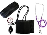 estetoscopio y tensiometro littmann precios 1 año de garantía TIGA-MED Tiga Gold 2 - Tensiómetro de brazo (incluye estetoscopio de doble cabezal, estetoscopio, 1 unidad), color morado