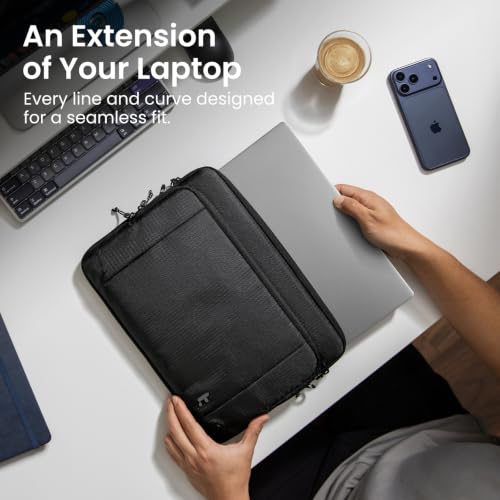 Image of tomtoc 360 Protective Laptop Carrying Case for 15.6 Inch Acer Aspire 5 Slim, 15.6-16 Inch ASUS Strix G16 /G15, 15.6 HP Pavilion, Dell XPS 17, More Dell ThinkPad 15 Inch Chromebook