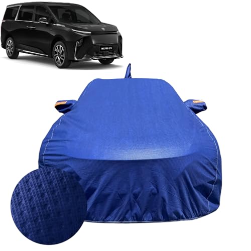 Image of Car Cover for MG M9 EV (2025-2026) | 100% Waterproof Cover with Reflective Mirror Pockets | Dustproof, Scratchproof, Heatproof MG M9 EV Car Cover |Soft Cotton Lining| Blue
