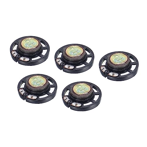 QUARKZMAN 8 Ohm 0.25W Redondo Interno Imán Altavoz x 5uds Metal Carcasa para Hogar Audio Visual Dispositivos [ Imán, Metal, Plástico ]