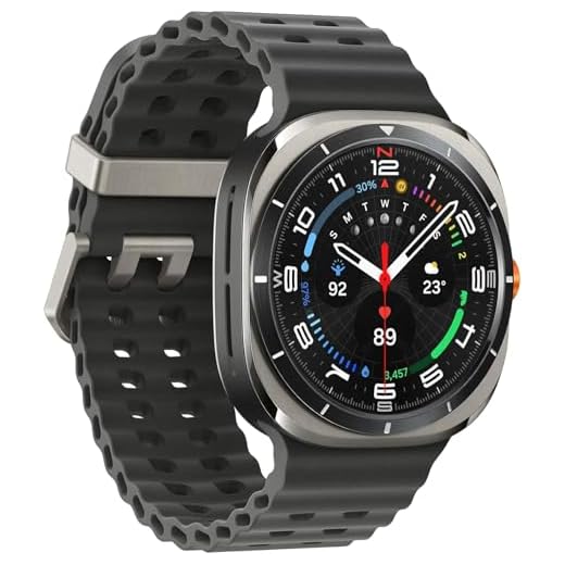 Samsung Galaxy Watch Ultra (2025), AI Smart Watch, Marine Band, Titanium Casing, Cushion Design, Quick Button, 47mm, LTE, Titanium Silver,