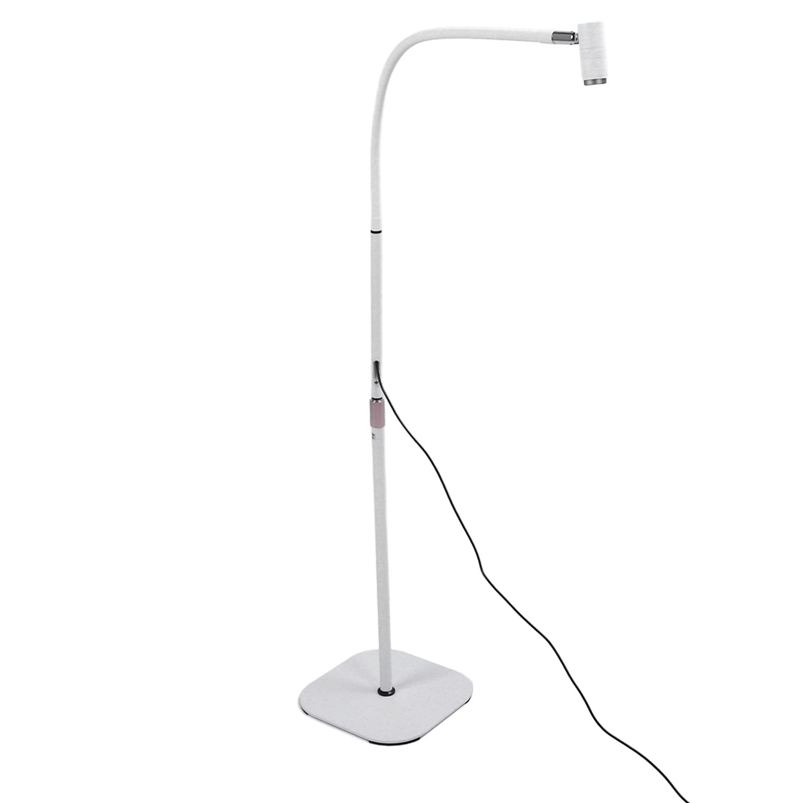 Fokusverstellbare Lampe, Zoombarer Schwanenhals-Bodennageltrockner, Helligkeit, Flexible UV-Aluminiumlegierung für Make-up