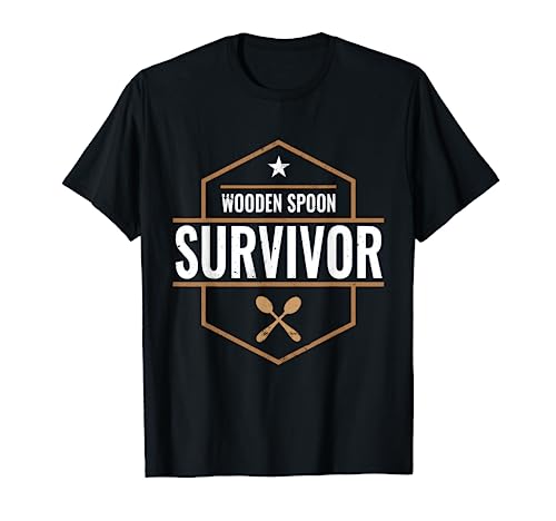Cuchara de madera Survivor I Survived Cuchara de madera Proud Italian Camiseta