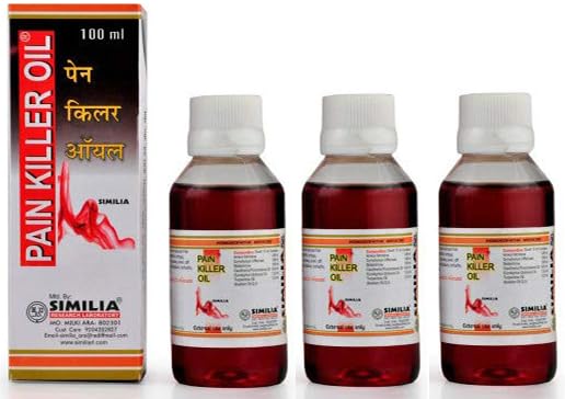 Similia Pain Killer Cold And Cough Oil - 100 ml |Pack of 3|