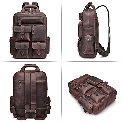 S-Zone Oversized Duffel Bag Weekend Overnight Carryon Bundle With Men Leather Backpack #TOP6