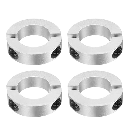 Collier de serrage 35mm double axe fendu en deux pièces pour arbre de transmission, x4