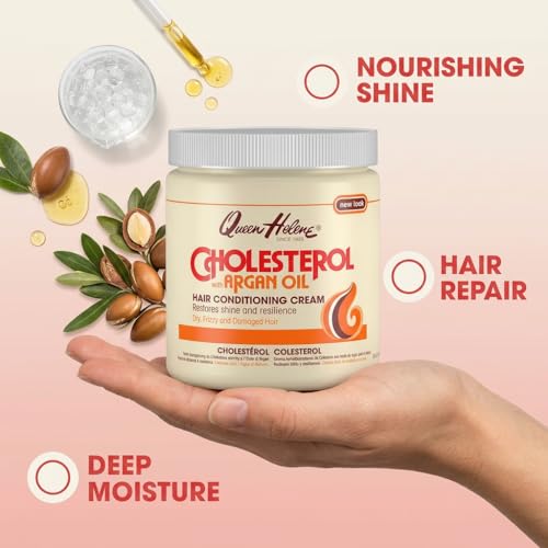 Crema Acondicionadora para Cabello Queen Helene Argan 15 oz miniatura 2