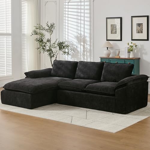 105.6”L Shape Modular Sectional Couch for Living Room, Modern Cloud