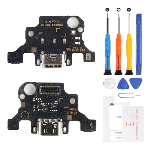 for Samsung Galaxy Tab A9+ 11.0' USB Type-C Charging Port Flex Cable Replacement with Tools - Compatible with SM-X210/X215/X218U/X216B Models (Dock Connector Board Repair Kit)