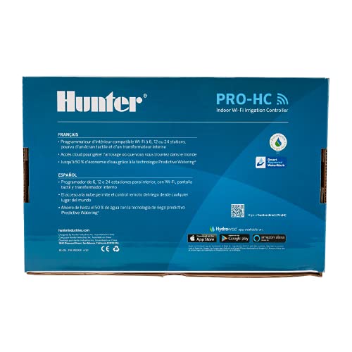 Hunter Company Hydrawise Pro-HC 12-Station Indoor Wi-Fi Irrigation Controller (PHC-1200i)