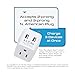 Ceptics 3 in 1 European Travel Plug Adapter - Compact Type C Adapter with USB-A & USB-C, Ideal for Phones, Laptops, Cameras & More, Perfect for Belgium, France and other EU countries - CTU-9C