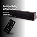 ZVOX Dialogue Clarifying Sound Bar - Patented Hearing Technology, AccuVoice TV Sound Bar with 12 Levels of Voice Boost, 17