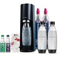 SodaStream Terra Sparkling Water Maker Bundle with CO2, DWS Bottles, and Bubly Drops Flavors