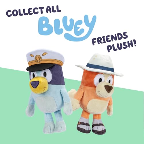 Bluey Plush Stuffed Animals Pack of 2, 16-23”, Soft, Captain and Holiday Plush Figure Toys, Cuddly Stuffed Animals for Kids Ages 3+ image 6