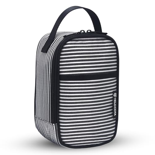 Yelocota Small Insulated Lunch Bag- Snack Bag- Mini Cooler Bag with Handle for Travel,Work,School(Storage Space below 20oz)- Also Suitable for Pairing with Food Jar