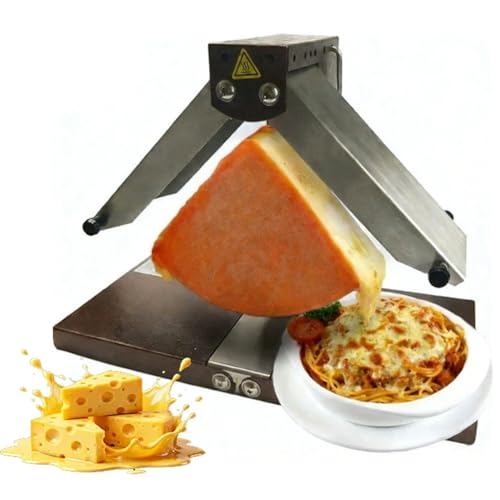 Imagen de Máquina Para Derretir Queso 1000W Calentamiento Rápido Multiusos Fundidor de Queso Raclette Grill Acero Inoxidable