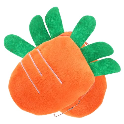 LIFKOME 2 Piezas Billetera de Zanahoria Bolsa para Mujeres Bolso Women Corchete monederos de Mujer monederos Mujer carteiras Femininas Billetera de Damas Billetera pequeña Mujer Metal