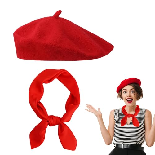 Yuwnd Baskenmütze Damen, Halstuch Damen, Baskenmütze Herren, Roter Schal Klassishe Künstler Barrett Bandana Halstuch Kopftuch Elegante Schal Tuch Geschenk für Frauen für 12,99 EUR bei amazon.de Bild: Yuwnd Baskenmütze Damen, Halstuch Damen, Baskenmütze Herren, Roter Schal Klassishe Künstler Barrett Bandana Halstuch Kopftuch Elegante Schal Tuch Geschenk für Frauen für 12,99 EUR bei amazon.de