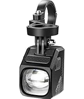 Magicshine EVO 1700 schwarzes USB-C-LED-Frontlicht mit Fernbedienung, Schwarz