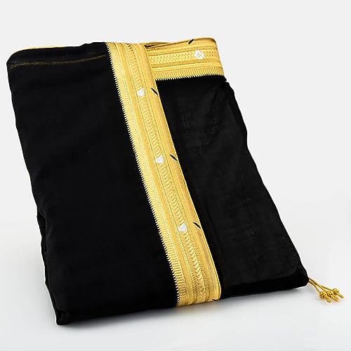 Image of Summer Formal Khashiyah Abaya (Bisht) with Exquisite Embroidery
