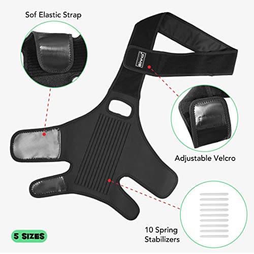Image of Dog Knee Brace for Support Cruciate Ligament Injury, Joint Pain And Muscle Sore, Dog Leg Brace for ACL Support, Reduces Pain and Inflammation, Adjustable Pet Brace with 10 Side Stabilizers (L)
