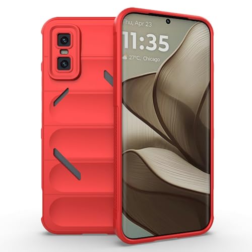 Image of UniqueTroy for Infinix GT 30 Pro 5G Phone Case Anti-Drop Soft TPU Rugged Back Cover - Red