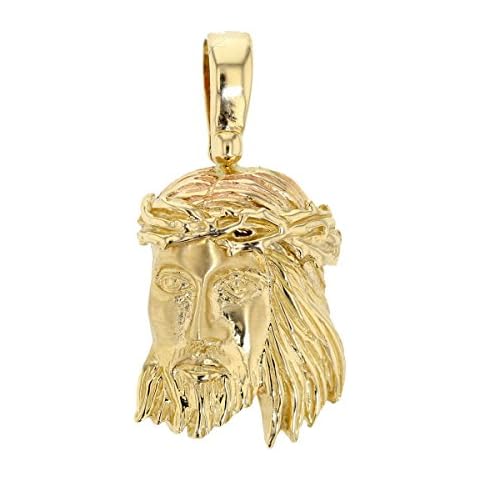 Gold Pendant with Jesus 14ct 585 gold pendant chain jewellery 3060 Cover