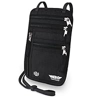 Porte-passeport De Voyage RFID – Pochette Cache-cou Anti-vol