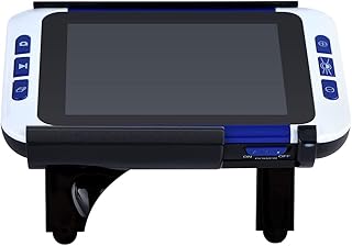 Lupa Digital, Lupa Digital de Vídeo Portátil LCD de 3,5 Polegadas para Baixa Visão,Auxílio de Leitura Eletrônica Auxílio Visual Com Zoom de 2X-32X para Leitura Escrita Mapas Livros