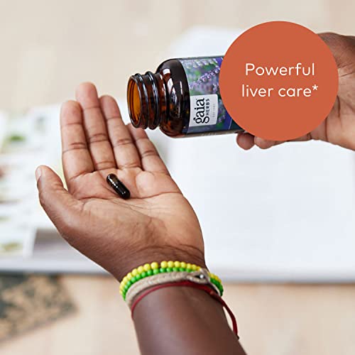 Gaia Herbs Liver Cleanse - Liver Health Support Herbal Supplement With Milk Thistle, Burdock, Turmeric Curcumin, Dandelion, And More - 60 Vegan Liquid Phyto-Caps (30 Servings) #TOP4