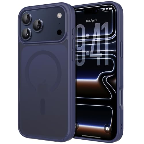 Image of CACOE Magnetic Case for iPhone 17 Pro 6.3 inch, Dark Blue