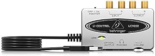 Behringer U-Control UCA202 Ultra-Low Latency 2 In/2 Out USB Audio Interface with Digital